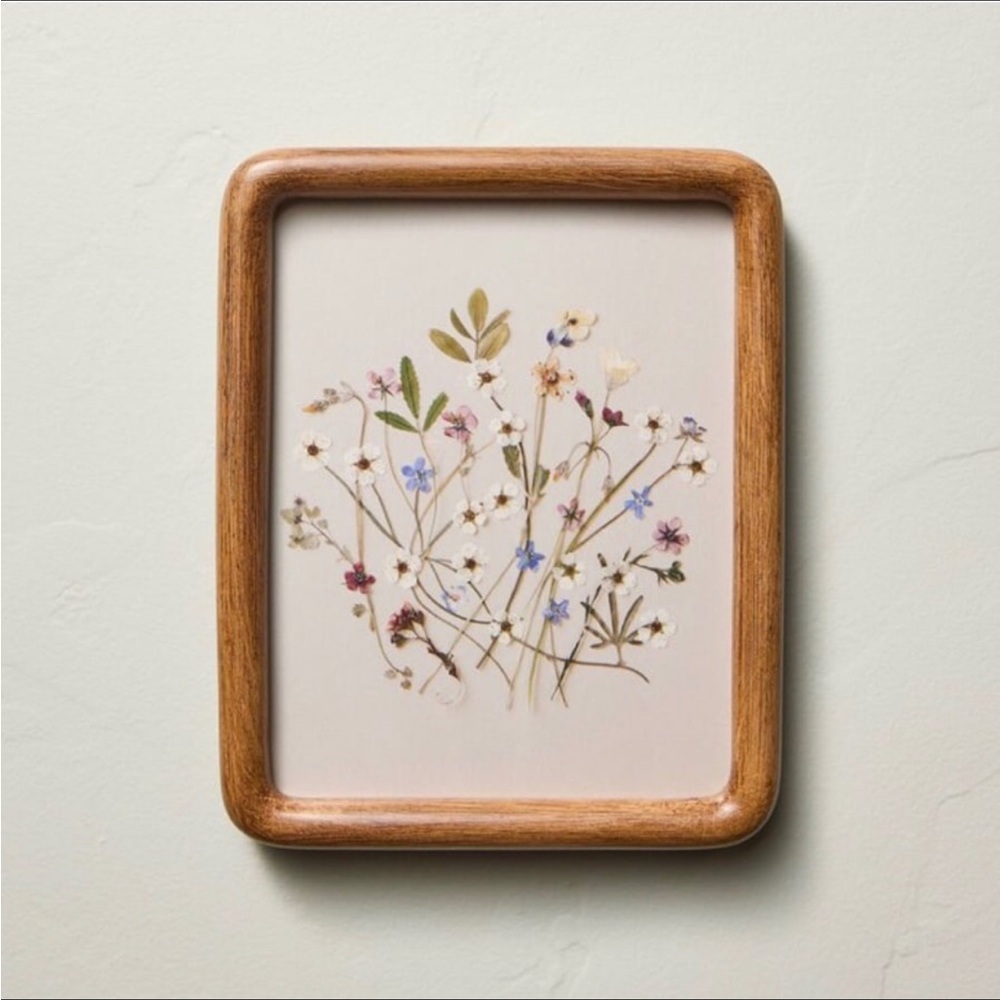 8"x10" Pressed Wildflowers Framed Wall Art - Hearth & Hand with Magnolia